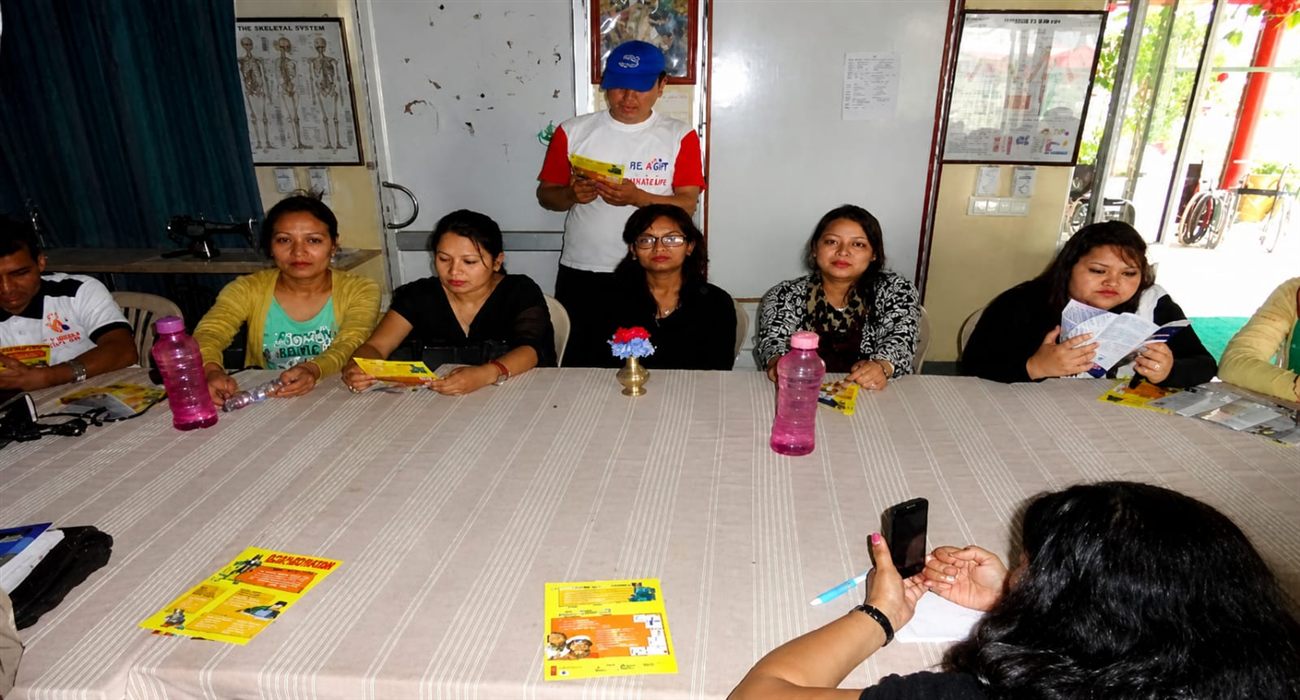 First aid training session